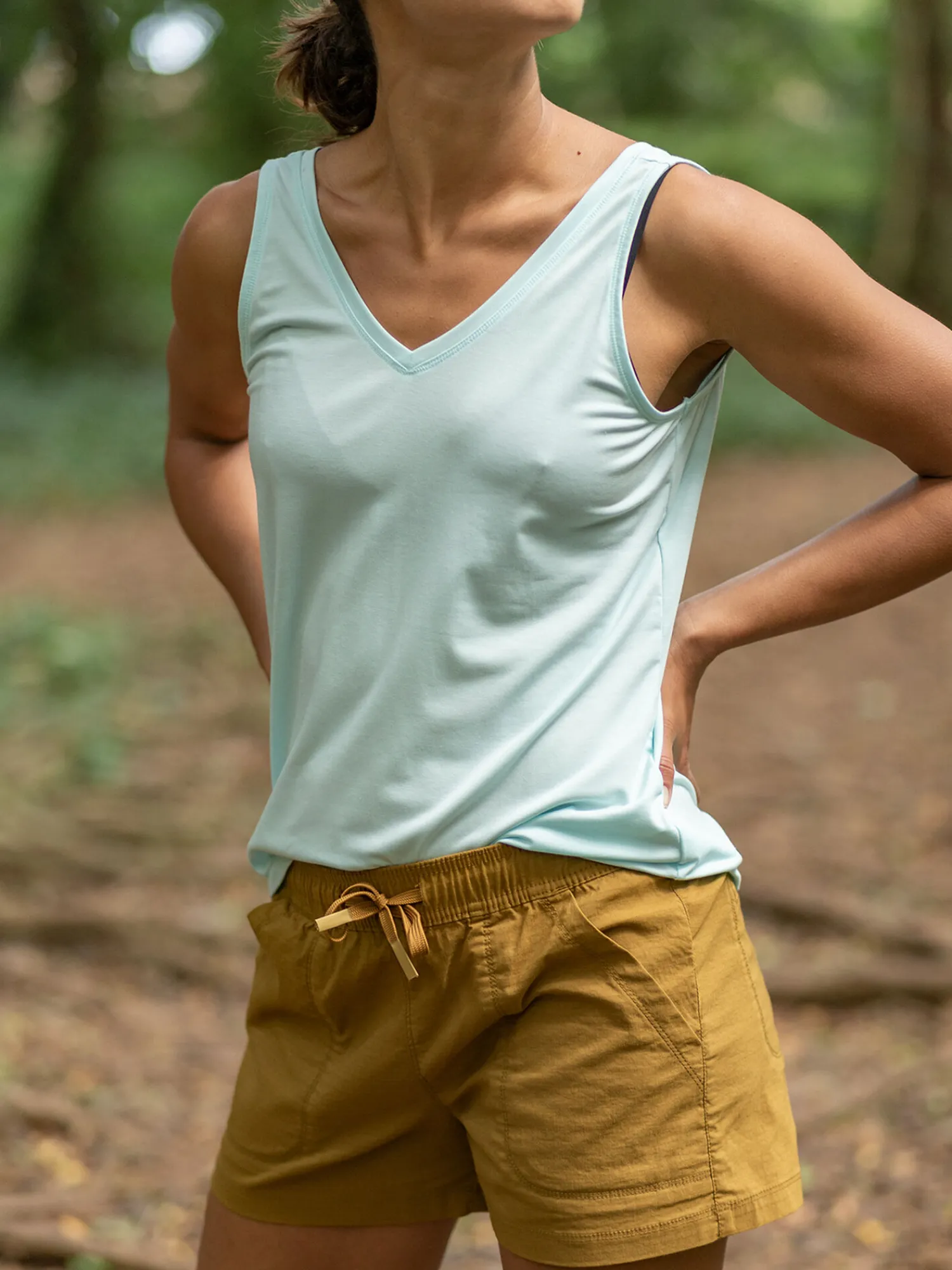 Women Title Nine Upf Clothing>Anda V Neck Tank Top