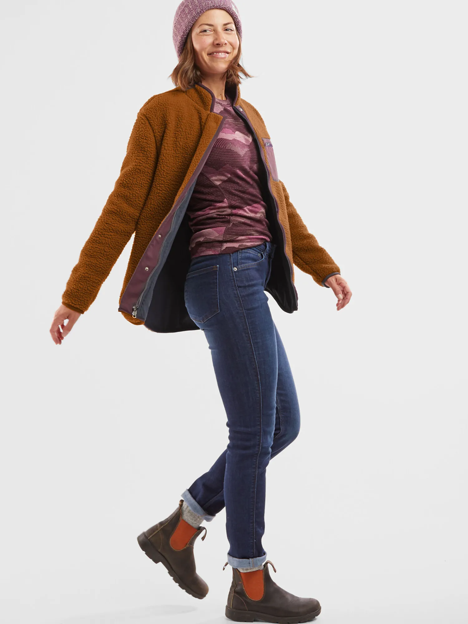 Women Title Nine Hoodies & Sweatshirts>Annapurna Reversible Fleece Jacket