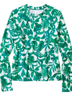 Women Title Nine Rash Guards, Sun Shirts & Swim Shirts>Aquatic Life Rash Guard - Hanalei