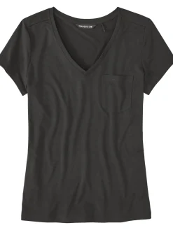 Women Title Nine Upf Clothing>Aviatrix Short Sleeve Pocket Tee