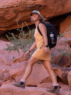 Women Title Nine Upf Clothing>Aviatrix Sleeveless Pocket Dress