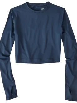 Women Title Nine Rash Guards, Sun Shirts & Swim Shirts>Blocker Cropped Rash Guard
