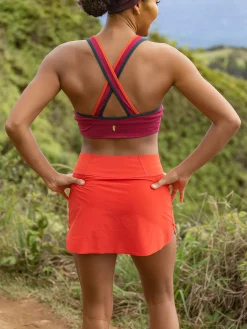 Women Title Nine Upf Clothing>Bonded Ultralight Running Skort - Solid