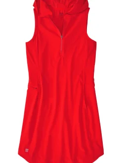 Women Title Nine Swim Cover Ups>Boom Sleeveless Hoodie Dress