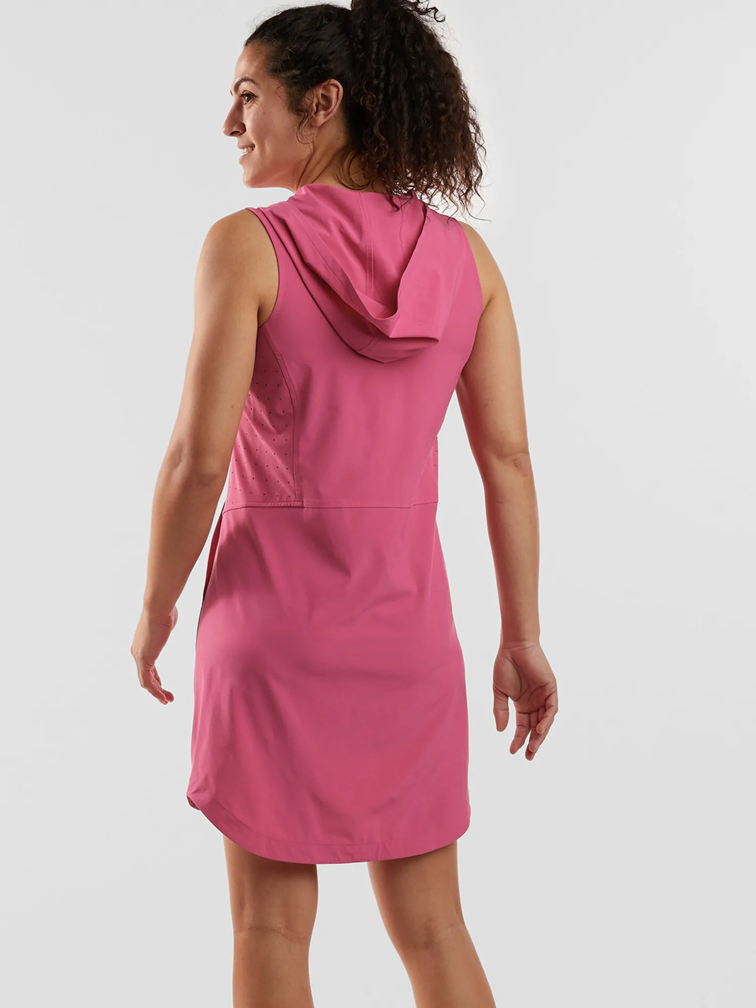 Women Title Nine Swim Cover Ups>Boom Sleeveless Hoodie Dress