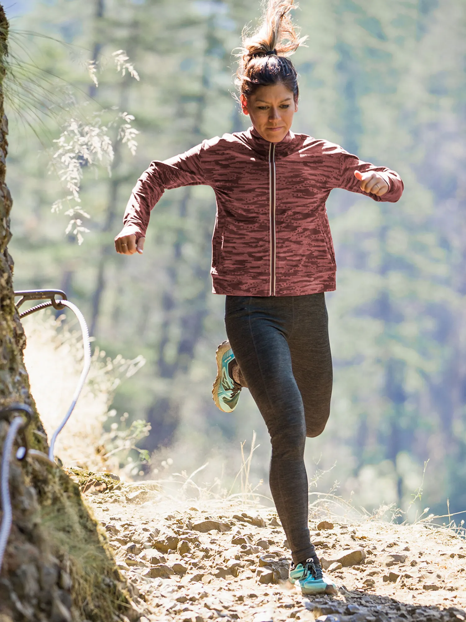 Women Title Nine Hoodies & Sweatshirts>Daily Decathlon Full Zip Jacket - Headlands