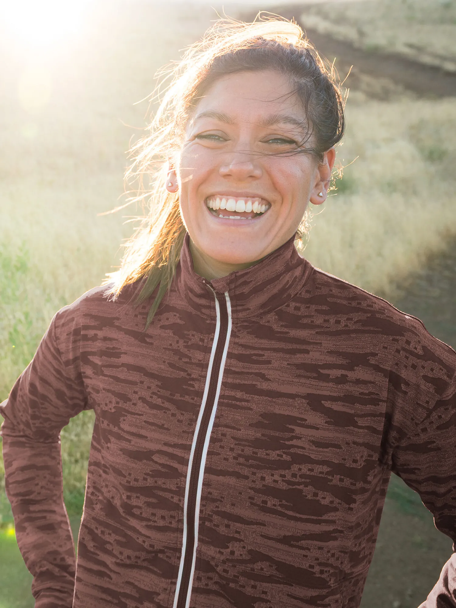 Women Title Nine Hoodies & Sweatshirts>Daily Decathlon Full Zip Jacket - Headlands