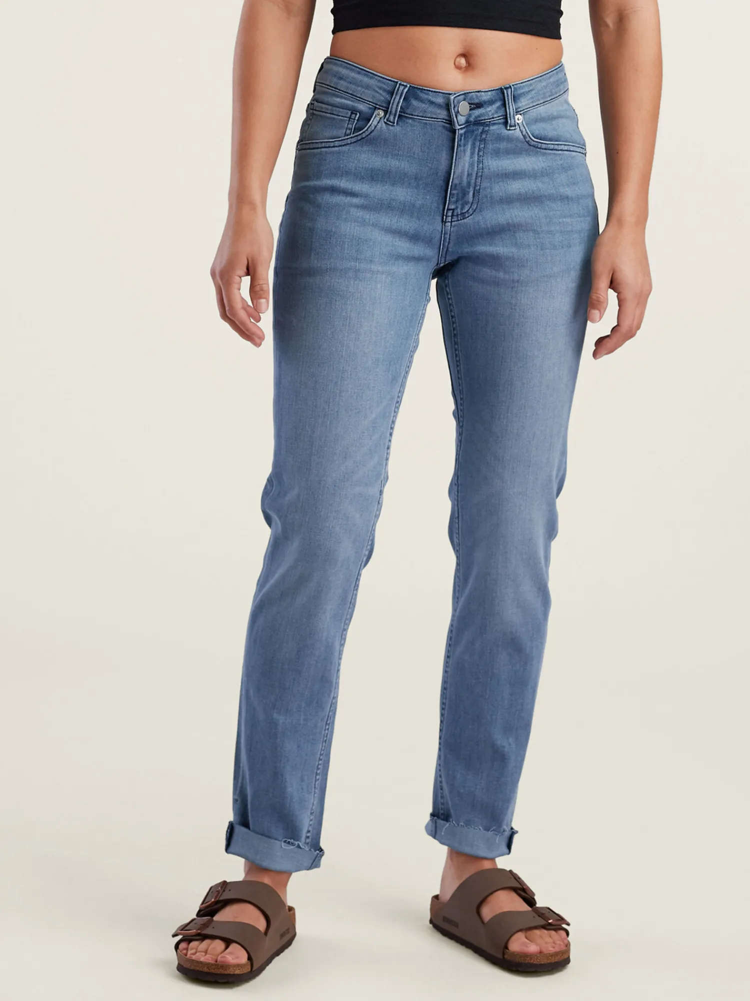 Women Title Nine Bottoms Finder>Duer Relaxed Performance Jeans 28"
