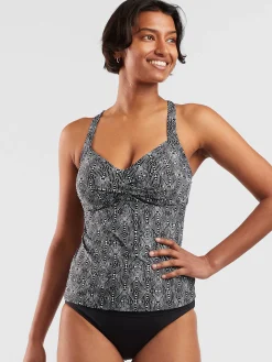 Women Title Nine Tankini Tops>Fortuna Underwire Tankini Top - Uluwatu