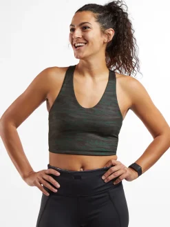 Women Title Nine Sports Bras>Forward Motion Reversible Crop Top