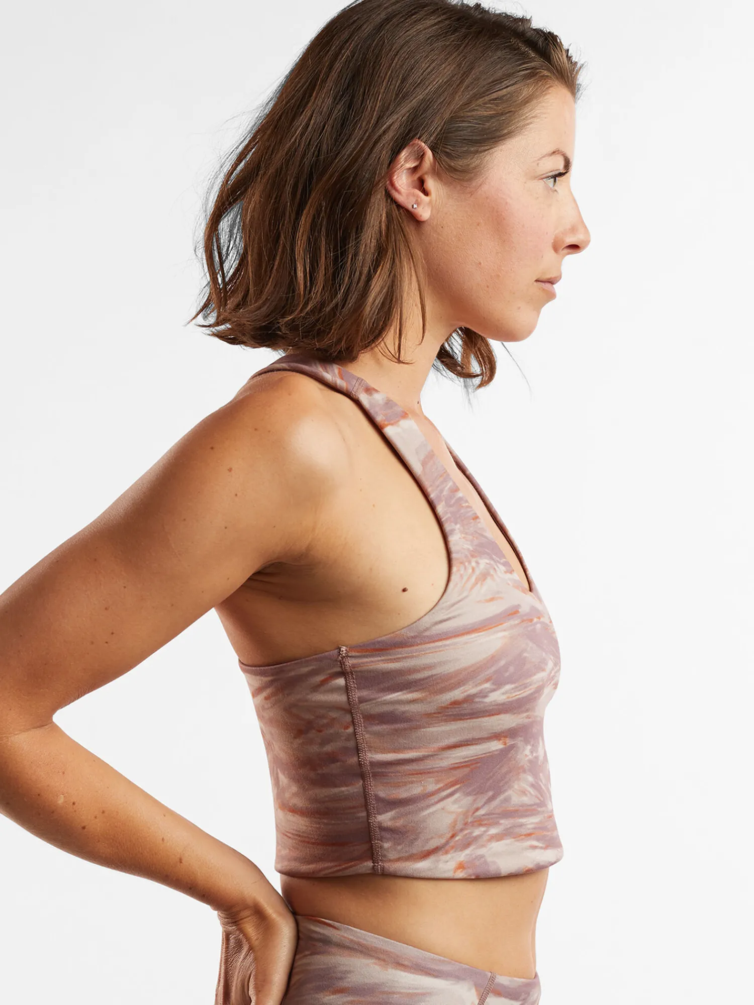 Women Title Nine Sports Bras>Forward Motion Reversible Crop Top