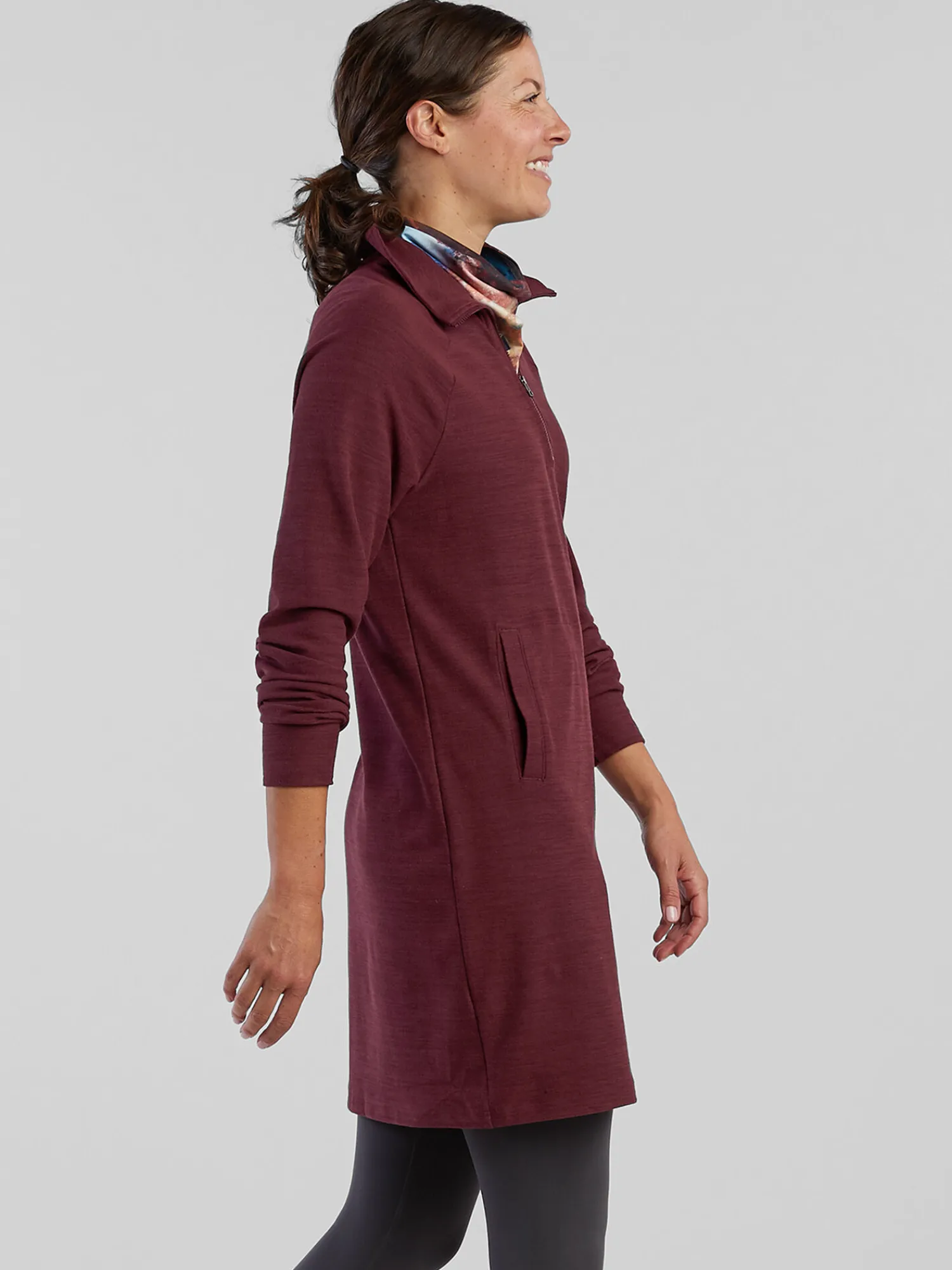 Women Title Nine Dresses>Hibernation 1/4 Zip Dress