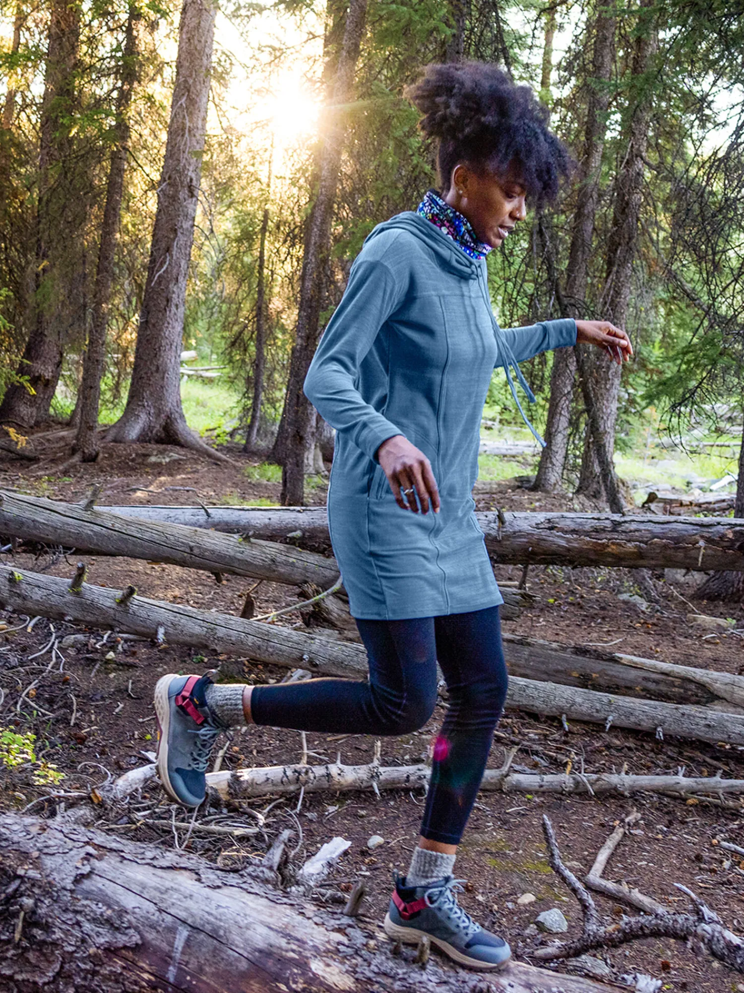 Women Title Nine Dresses>Hibernation Hoodie Dress