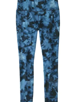 Women Title Nine Bottoms Finder>Mad Dash Reversible 7/8 Running Tights - Aurora