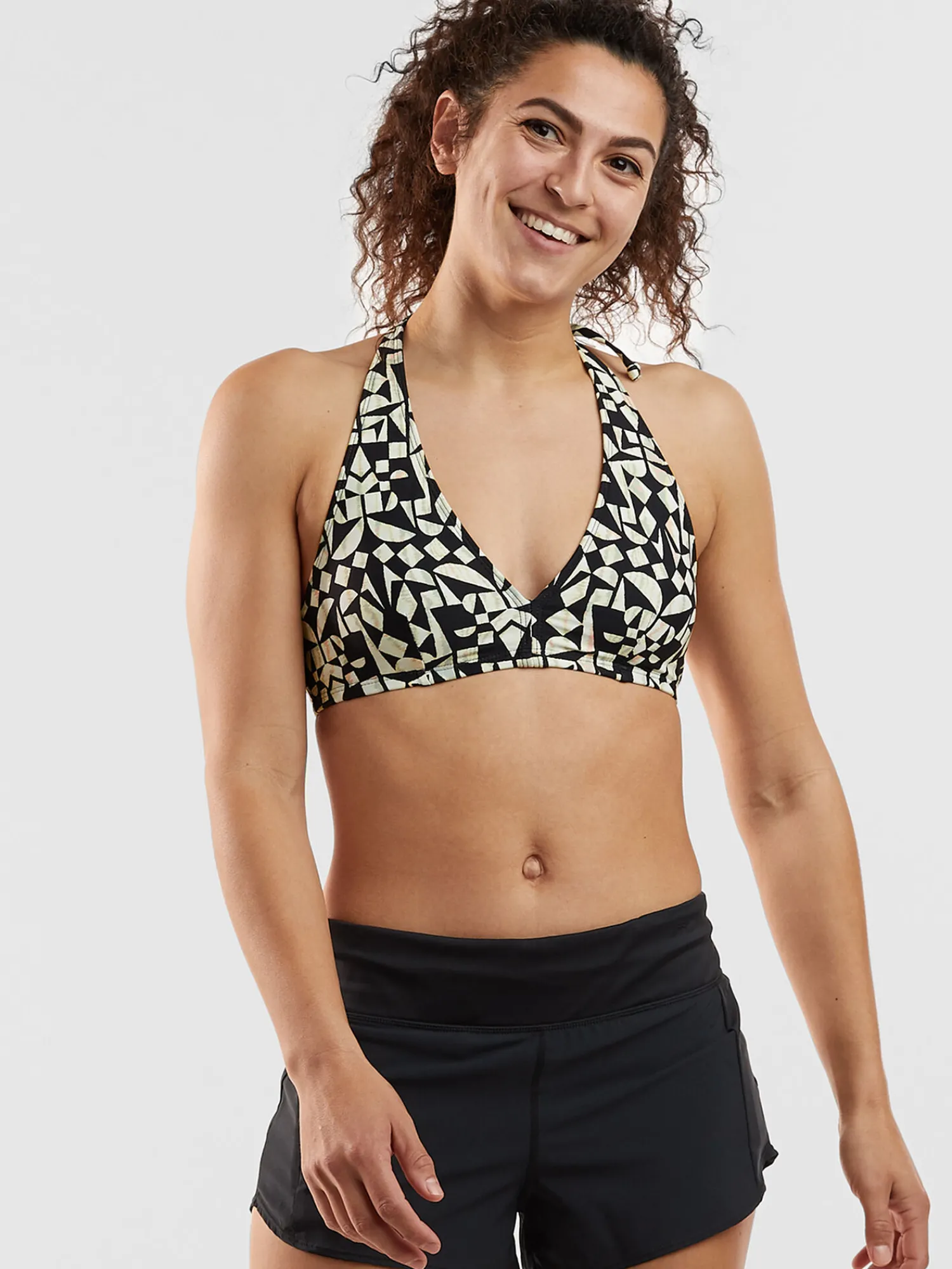 Women Title Nine Bikini Tops>Makai Halter Bikini Top - Turkish Delight