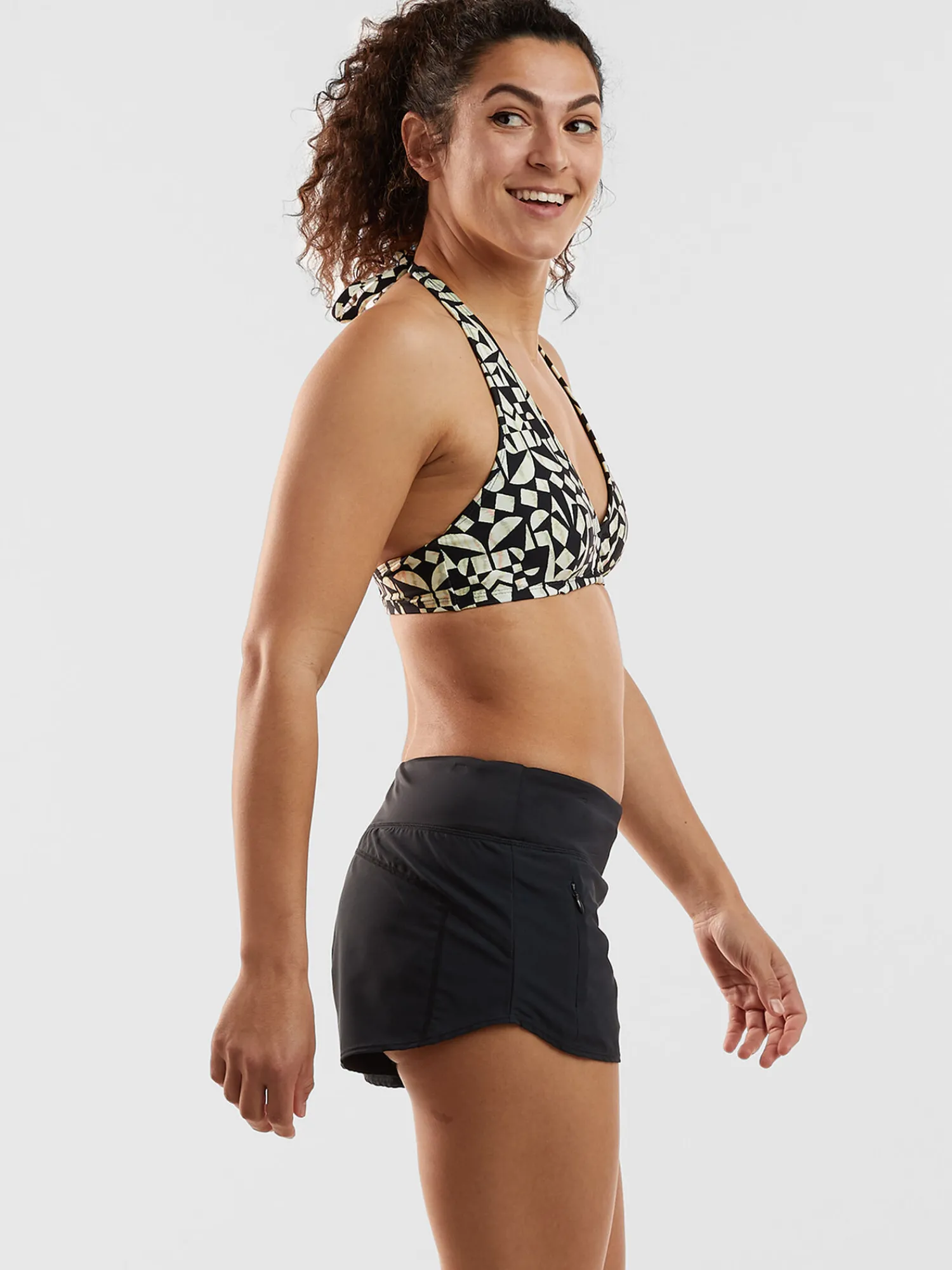 Women Title Nine Bikini Tops>Makai Halter Bikini Top - Turkish Delight