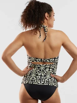 Women Title Nine Tankini Tops>Makai Halter Tankini Top - Turkish Delight
