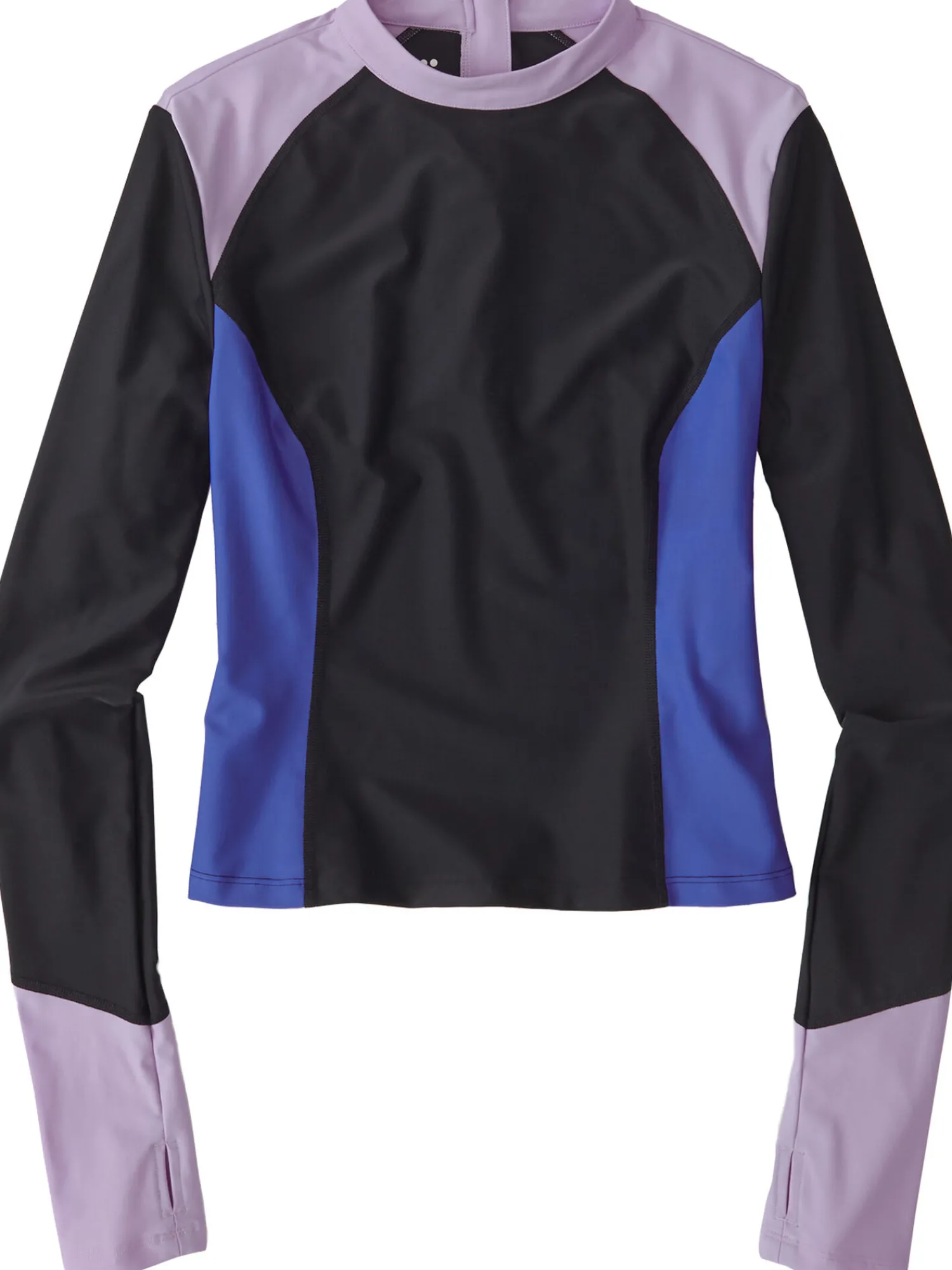 Women Title Nine Solid Swim Tops>Montera Rash Guard - Colorblock