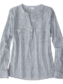 Women Title Nine Swim Cover Ups>Moorea Gauze Long Sleeve Top