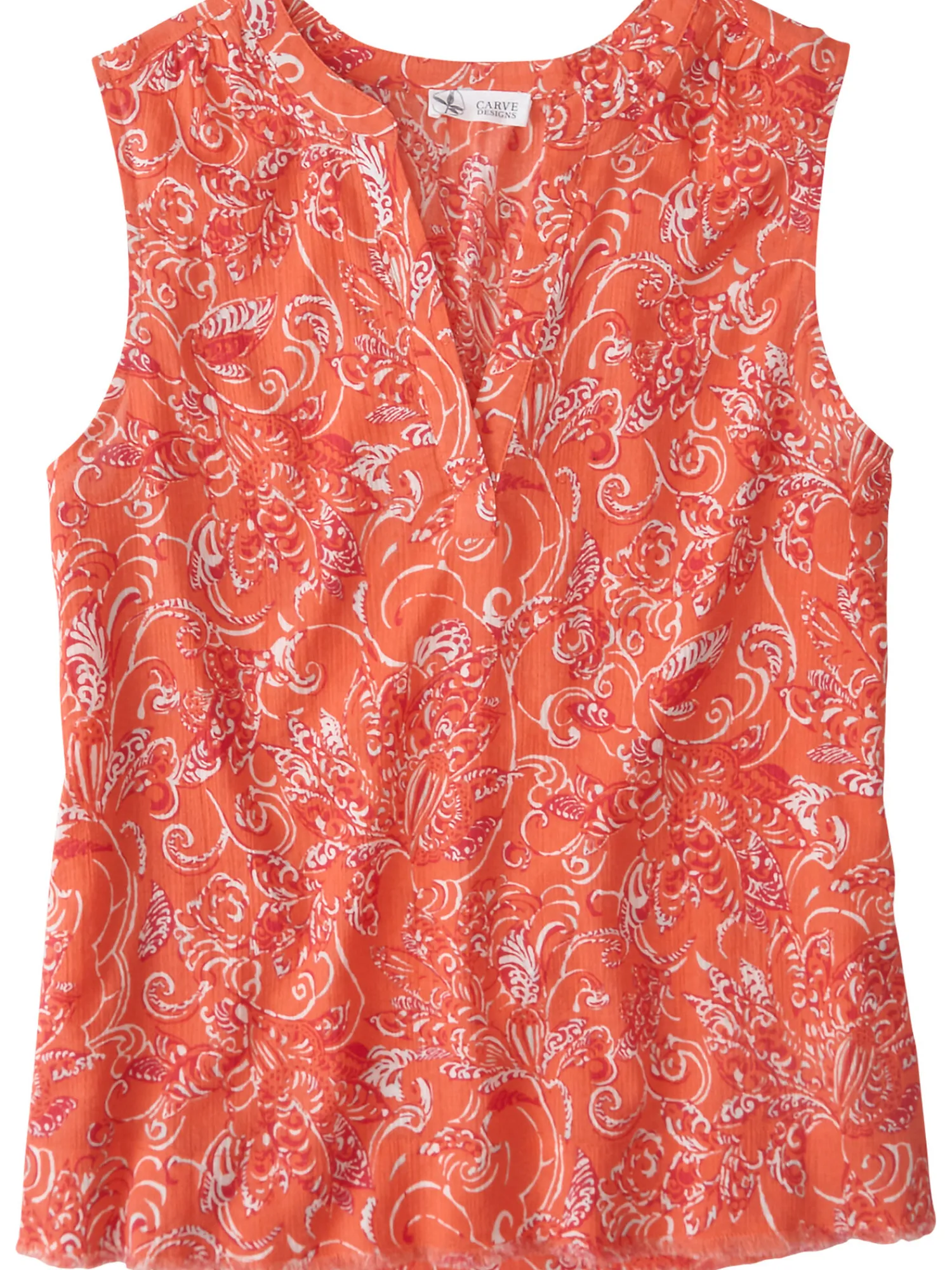 Women Title Nine Swim Cover Ups>Moorea Gauze Sleeveless Top