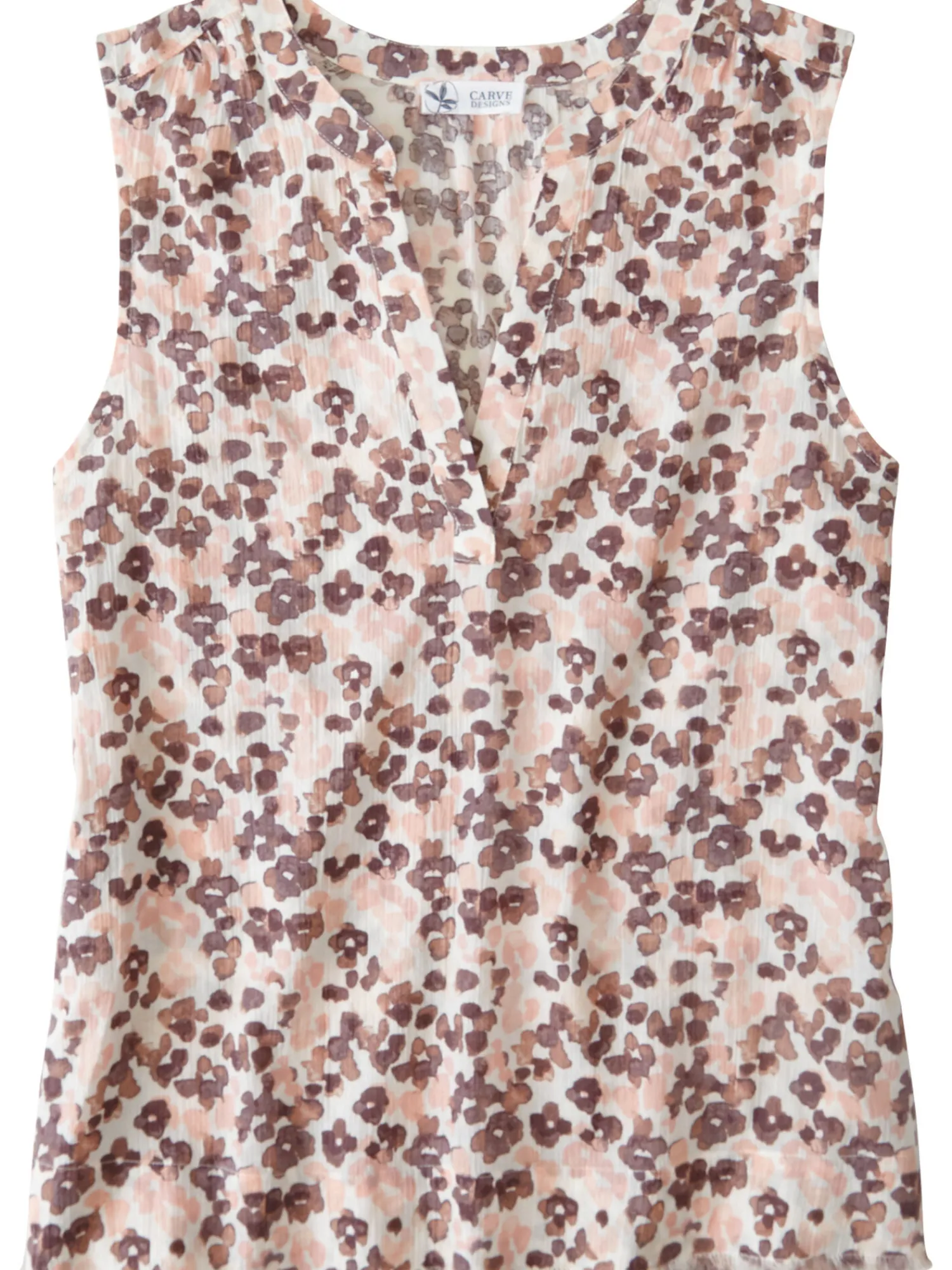 Women Title Nine Swim Cover Ups>Moorea Gauze Sleeveless Top