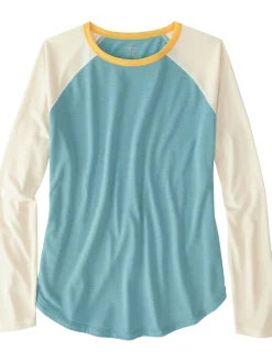 Women Title Nine Long Sleeve Tops>Notton™ Long Sleeve Baseball Tee