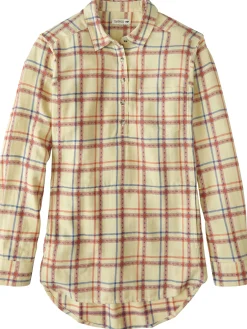 Women Title Nine Long Sleeve Tops>Plaiditude Droptail Shirt