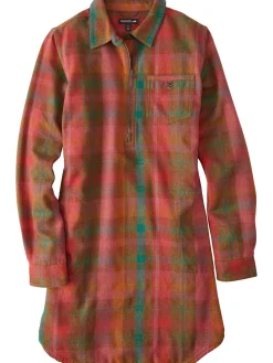 Women Title Nine Dresses>Plaiditude Heavyweight Flannel Shirtdress