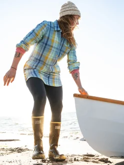 Women Title Nine Dresses>Plaiditude Heavyweight Flannel Shirtdress