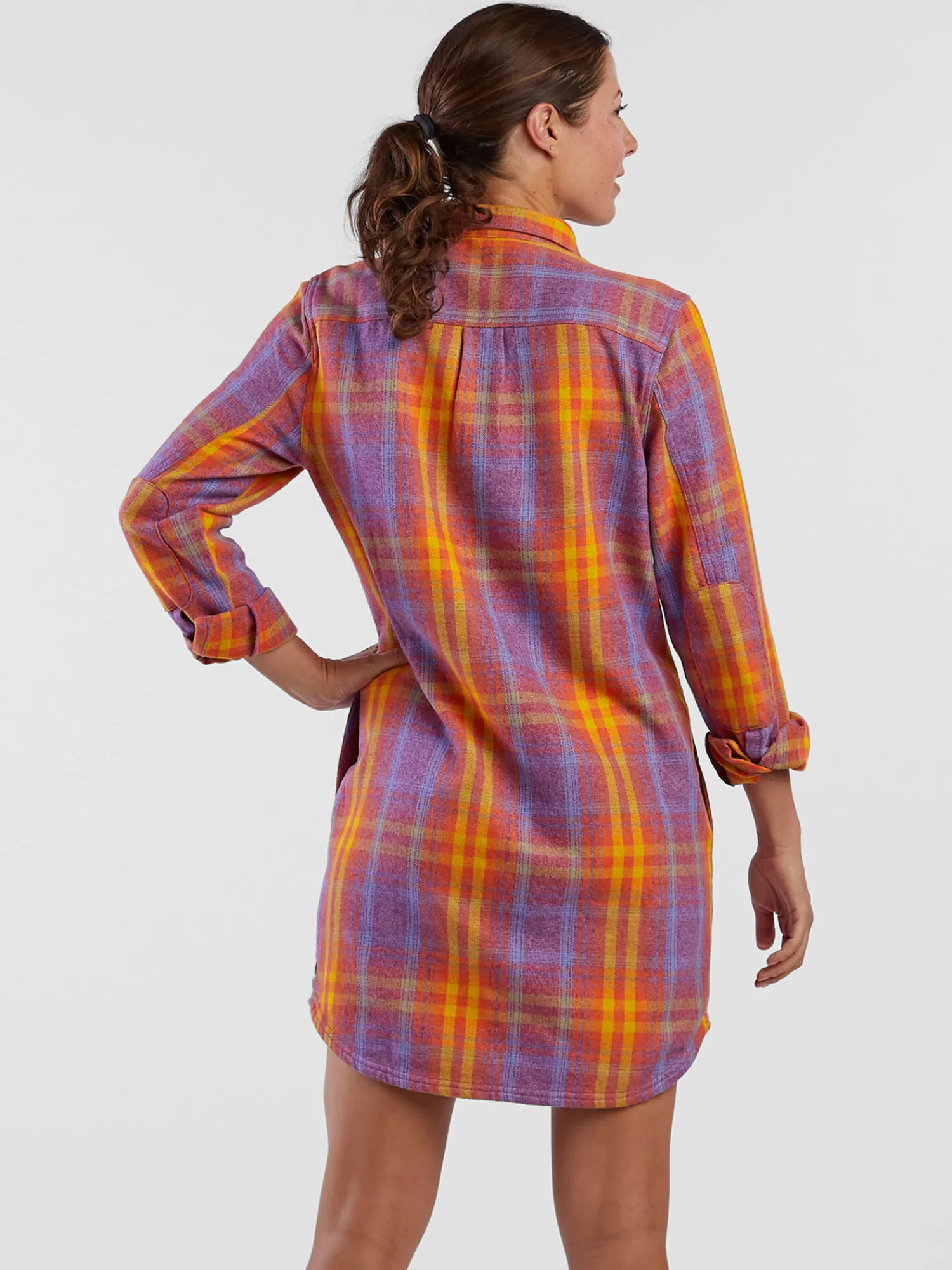 Women Title Nine Dresses>Plaiditude Heavyweight Flannel Shirtdress