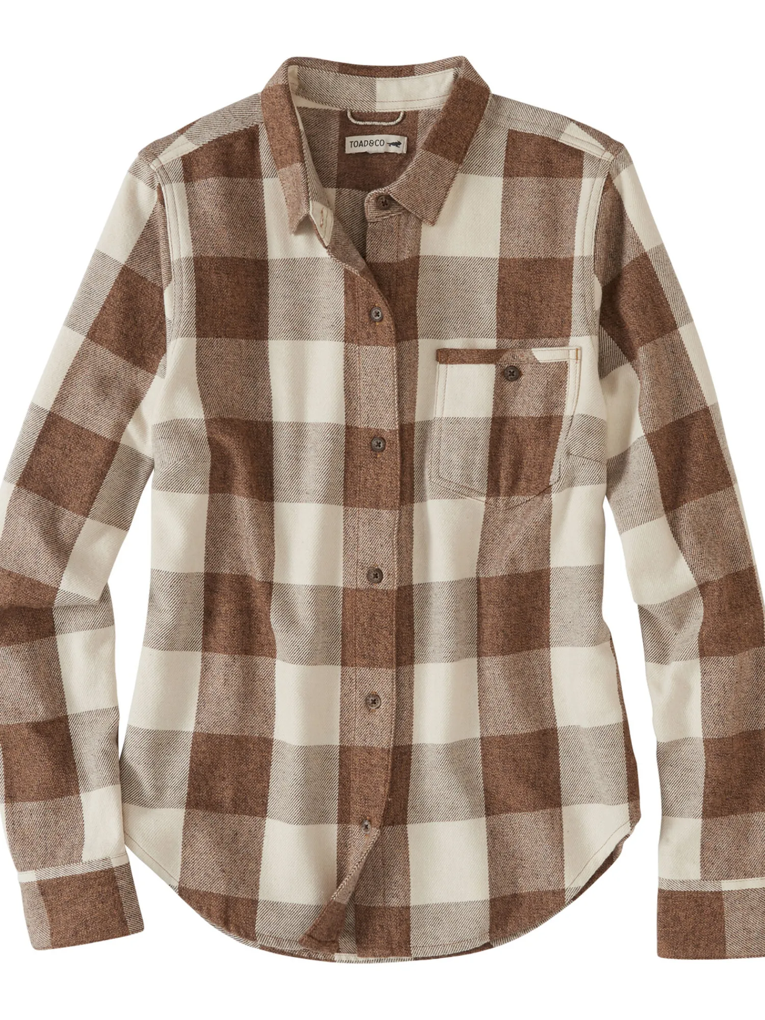 Women Title Nine Long Sleeve Tops>Plaiditude Heavyweight Flannel Shirt