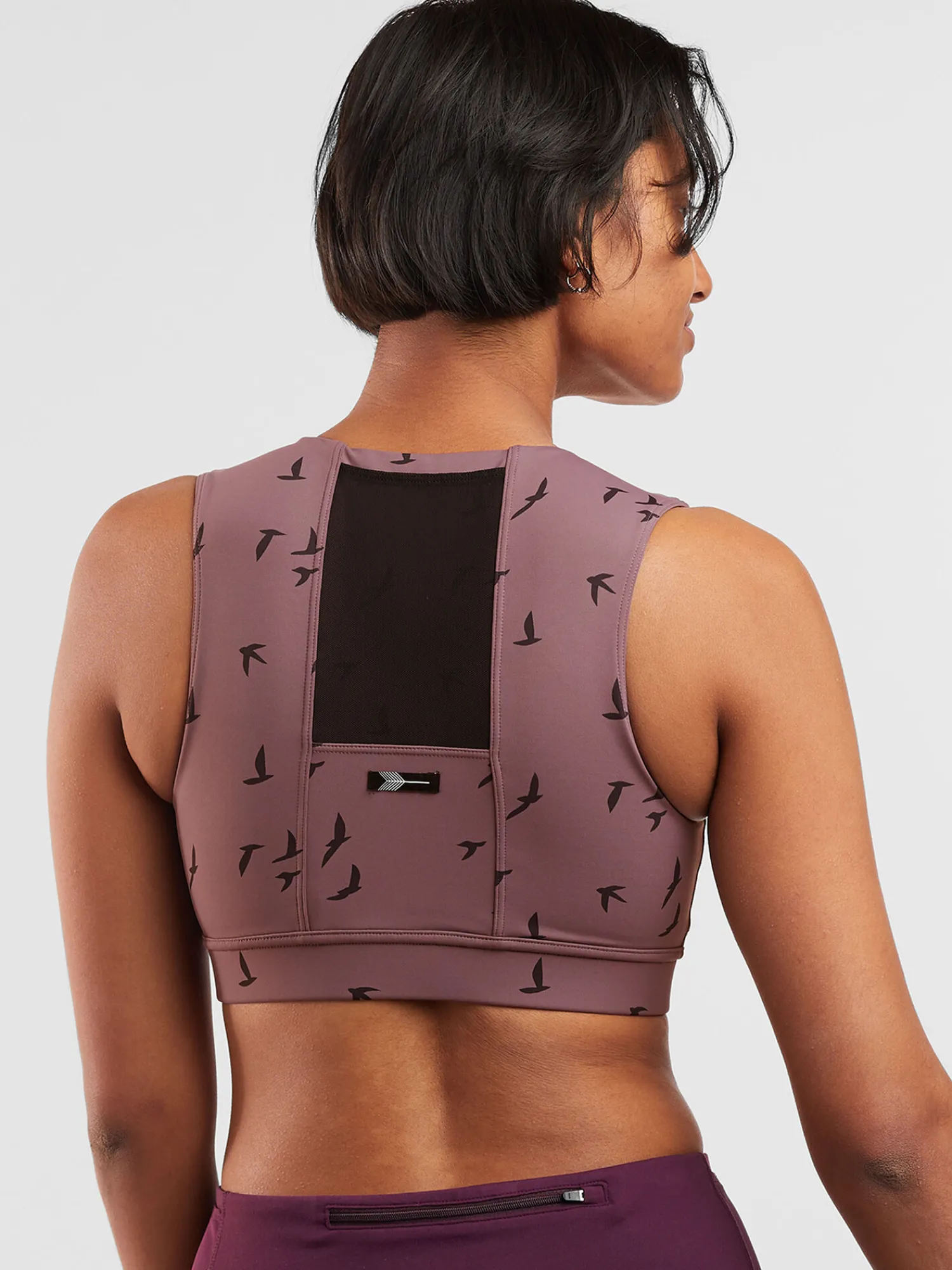 Women Title Nine Sports Bras>Pockito Power 2.0 Zip Front Sports Bra