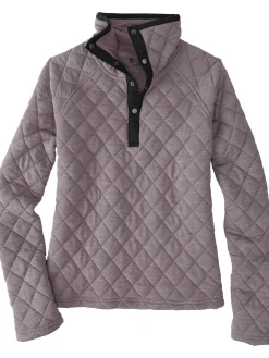 Women Title Nine Hoodies & Sweatshirts>Power Up Quilted Snap Pullover
