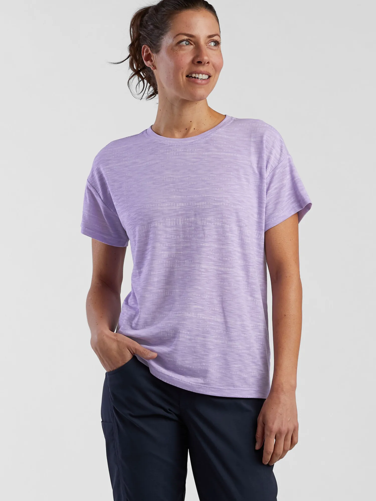 Women Title Nine Short Sleeve Tops>Ravine Short Sleeve Tee - Pulse