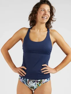 Women Title Nine Tankini Tops>Real Deal Tankini Top - Solid