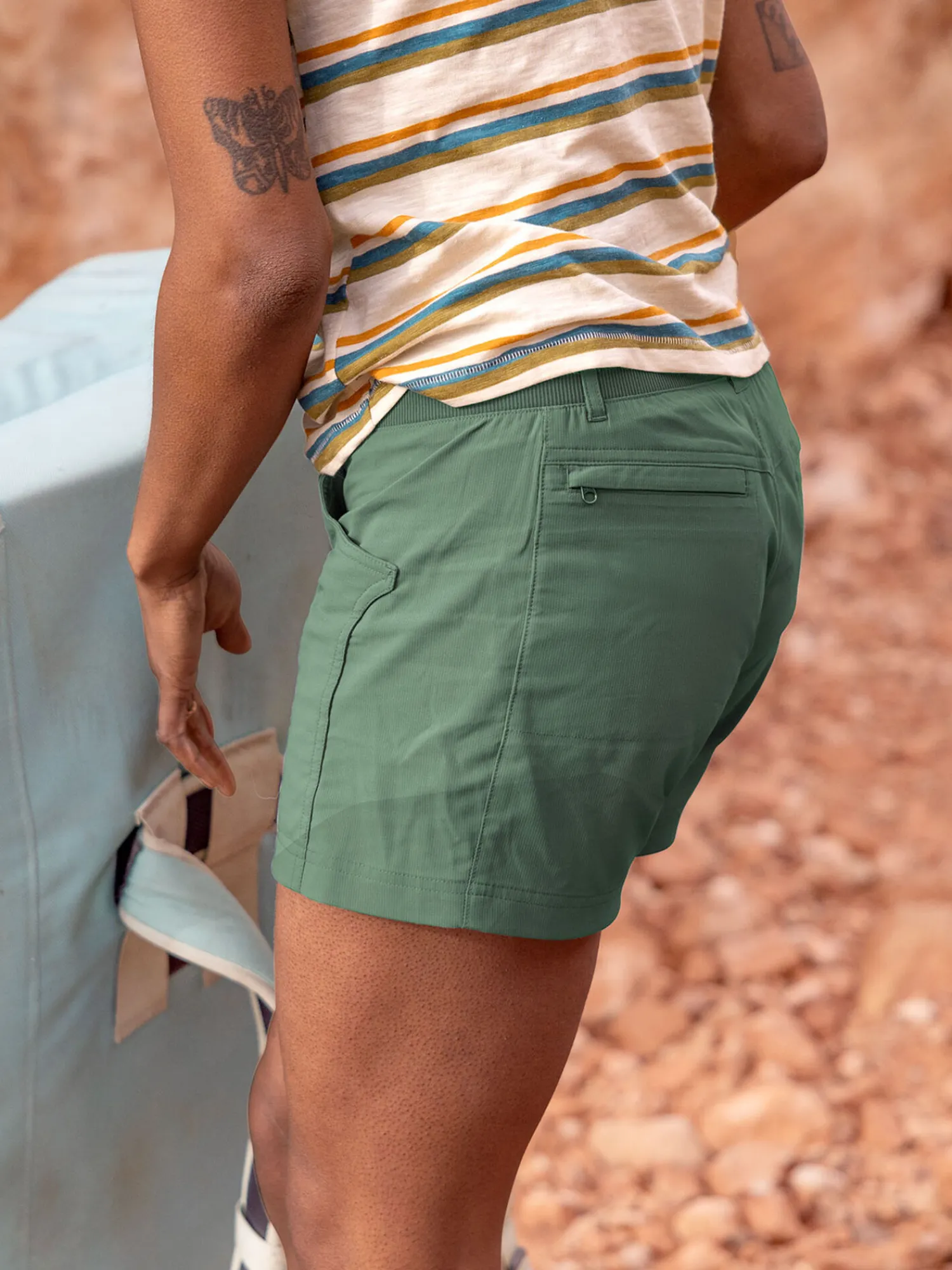 Women Title Nine Upf Clothing>Recycled Clamber 2.0 Shorts 5"