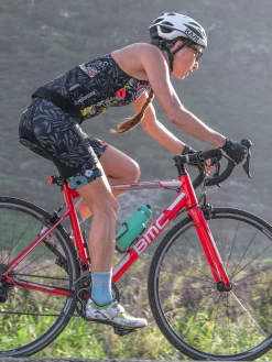 Women Title Nine Bottoms Finder>Ride Relentless Cycling Shorts - Night Garden