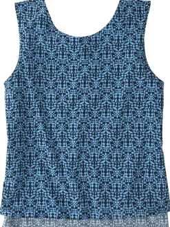 Women Title Nine Upf Clothing>Round Trip Pocket Tank Top - Turkish Delight