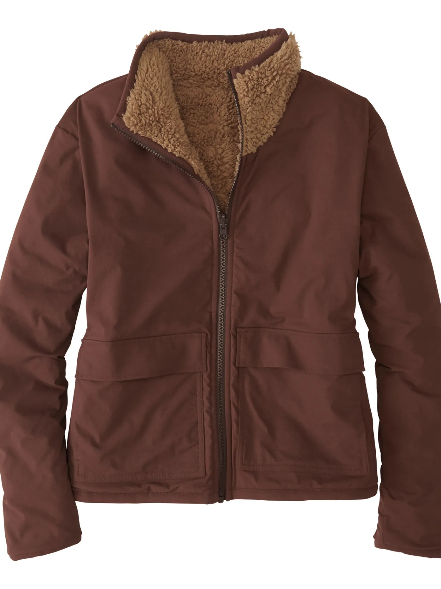 Women Title Nine Jackets>Rushmore Reversible Sherpa Jacket