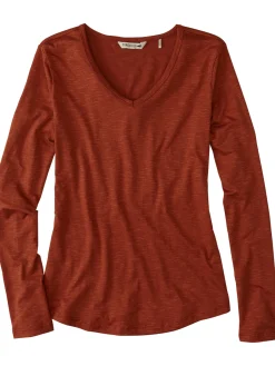 Women Title Nine Long Sleeve Tops>Samba V Neck Long Sleeve