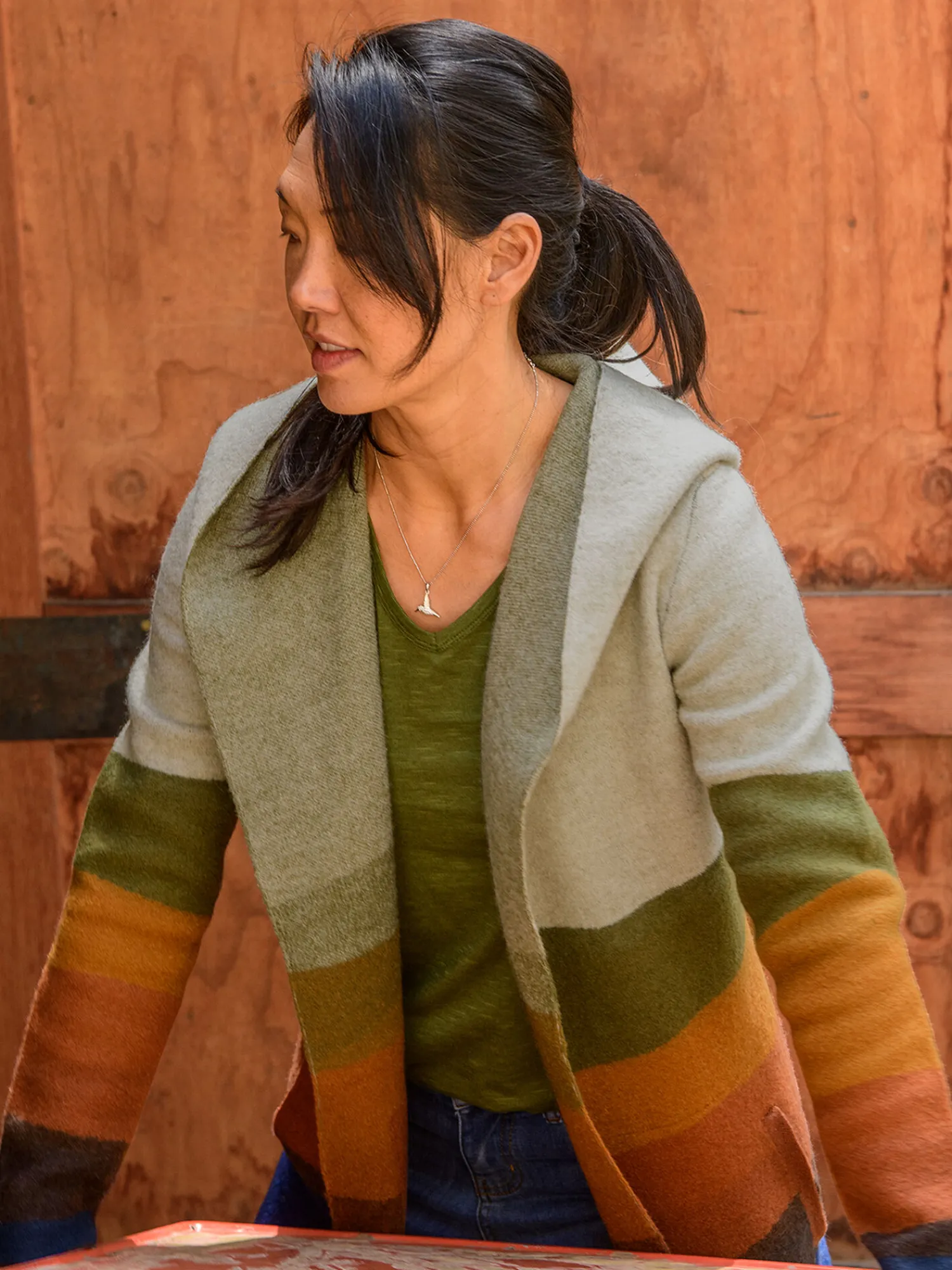 Women Title Nine Long Sleeve Tops>Samba V Neck Long Sleeve