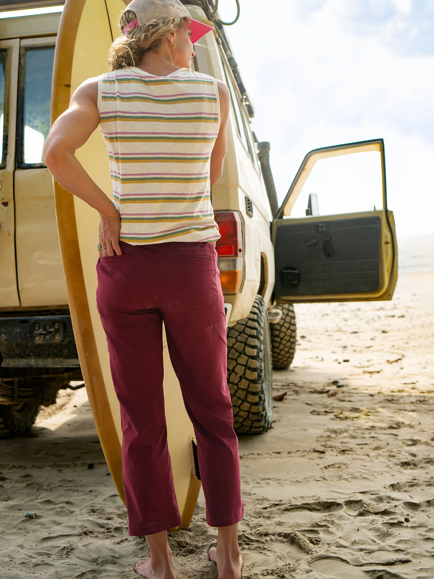 Women Title Nine Bottoms Finder>Scout Ripstop Ankle Pants