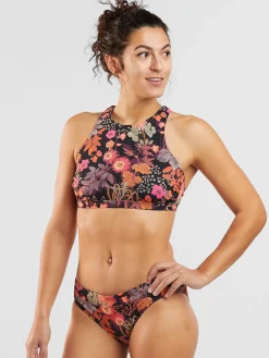 Women Title Nine Bikini Tops>Selkie High Neck Bikini Top - Amazonia