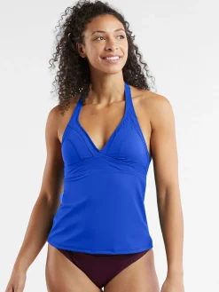 Women Title Nine Tankini Tops>Set It And Forget It Halter Tankini Top