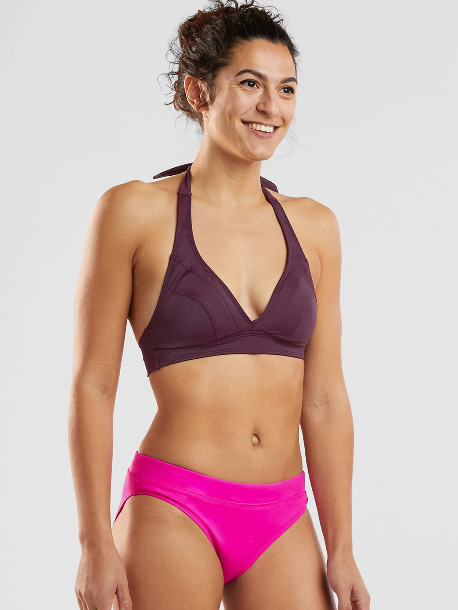 Women Title Nine Bikini Tops>Set It And Forget It Halter Bikini Top