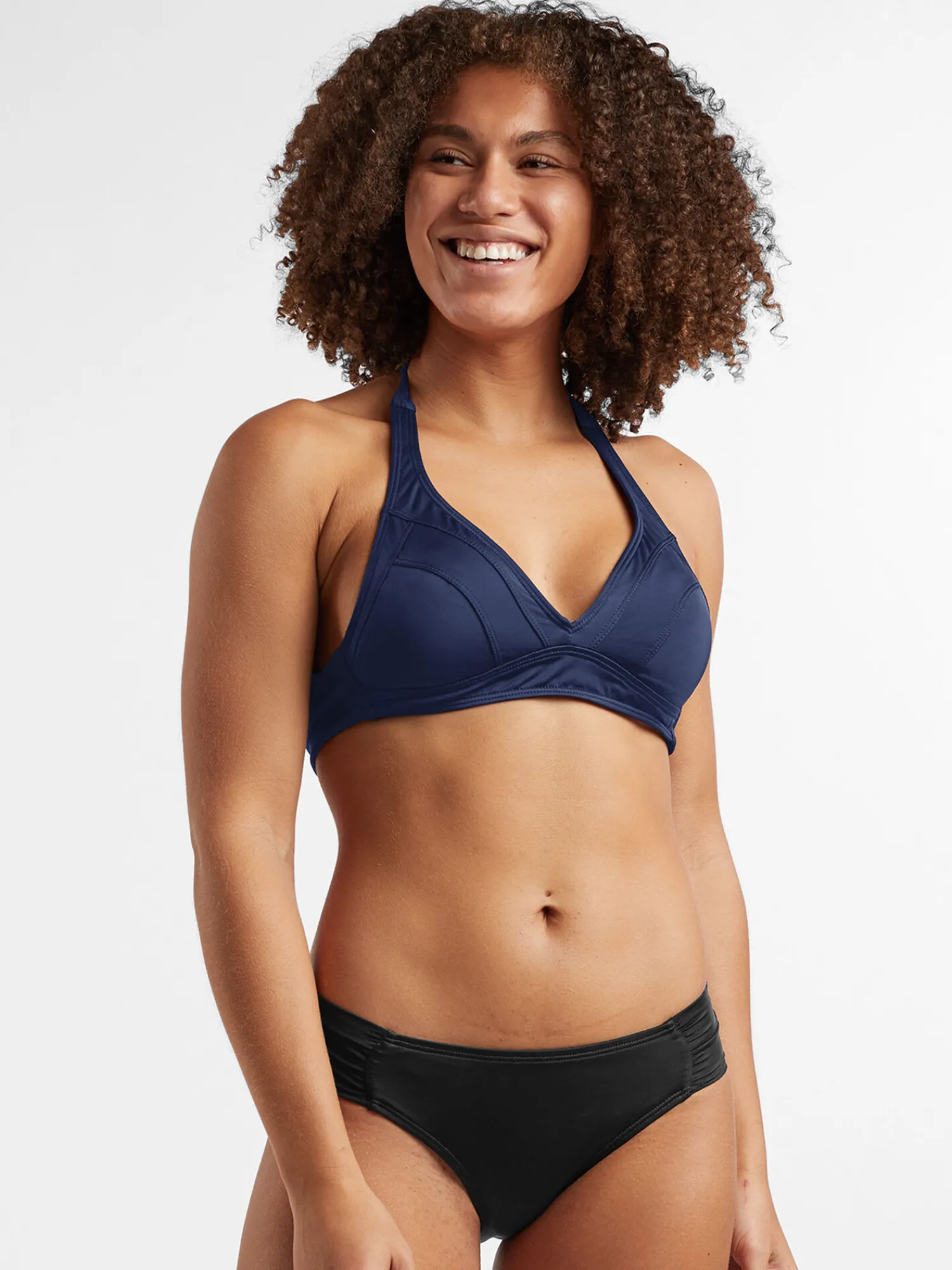 Women Title Nine Bikini Tops>Set It And Forget It Halter Bikini Top