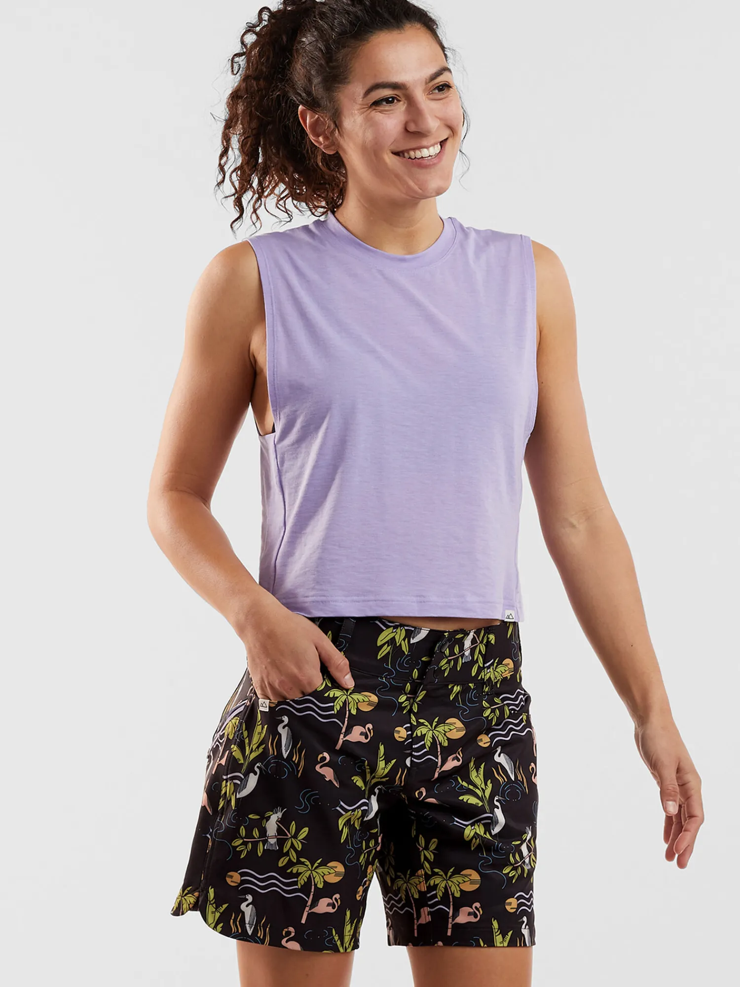 Women Title Nine Upf Clothing>Shralp Cropped Tank Top