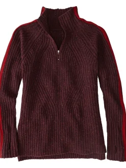 Women Title Nine Long Sleeve Tops>Snowcat 1/4 Zip Sweater