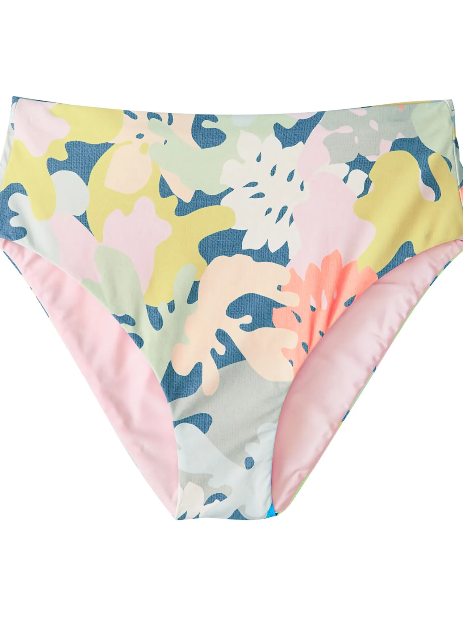Women Title Nine Bikini Bottoms>Streamline High Waisted Bikini Bottom - Barrier Reef