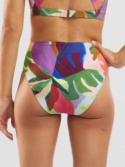 Women Title Nine Bikini Bottoms>Streamline High Waisted Bikini Bottom - Bora Bora